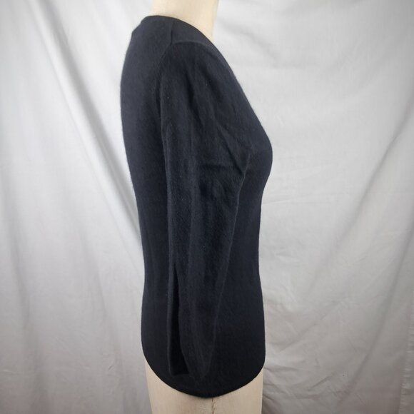 Daniel Bishop 100% Cashmere V-Neck Black Medium Sweater Shirt - Picture 3 of 10
